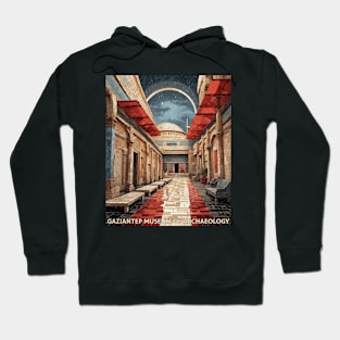 Gaziantep Zeugma Mosaic Museum Turkey Vintage Retro Travel Tourism Hoodie